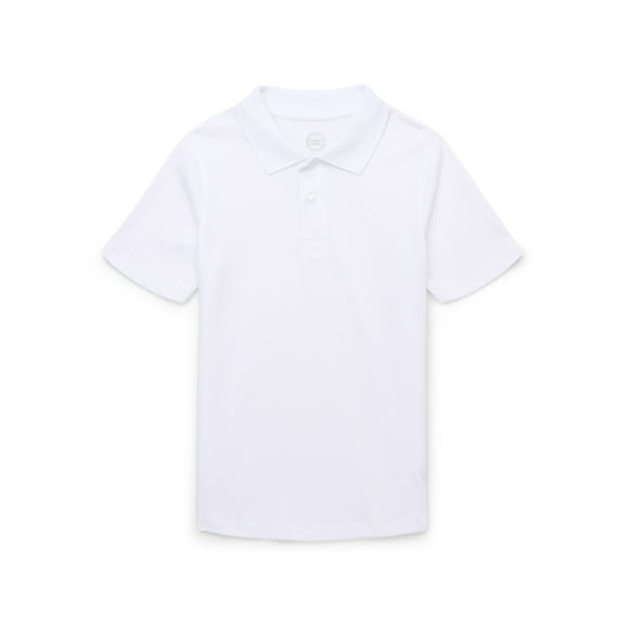 Wonder Nation Boys School Uniform Short Sleeve Jersey Polo