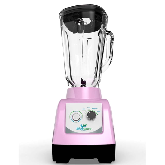 Licuadora Blueware 750 Watts 2 Vel Vaso Vidrio 2 Lts Rosa