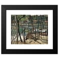 thumbnail image 2 of Eilif Peterssen 17x15 Black Modern Framed Museum Art Print Titled - Landscape from Meudon, France (1884), 2 of 5