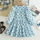 thumbnail image 4 of Odeerbi 2-8 Años Niñas Algodón Trajes Peter Pan Cuello Camisa de Manga Larga Con Falda de Dos Piezas Set Lazo Impreso Falda Set, 4 of 9