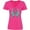 Hot Pink, variant on Inktastic Ovarian Cancer Awareness with Butterfly Ribbon Words Women's V-Neck T-Shirt