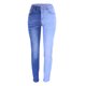 thumbnail image 2 of Pantalones ajustados de cintura alta NikouMX Pantalones casuales de pierna recta de dos tonos, 2 of 7