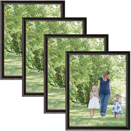 8" x 10" Black Bullnose Frame, Set of 4