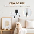 thumbnail image 3 of 3 Pcs Wall Mount Phone Holder, Phone Stand for Bed, Wall Mounted Shower Phone Holder Remote Control Holder with Hooks, Self-Adhesive Universal Media Organizer Storage Box, 3 of 12