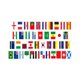 thumbnail image 1 of Bandera de 48 países para la Copa Mundial 2026 Decoraciones para fiestas Juego de banderines de la Copa Mundial para bares, fiestas al aire libre y eventos deportivos callejeros 145 metros, 1 of 8
