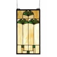 thumbnail image 2 of Meyda Home Indoor Decorative Lighting Accessories 11""W X 20""H Ginkgo Stained Glass Window, 2 of 2