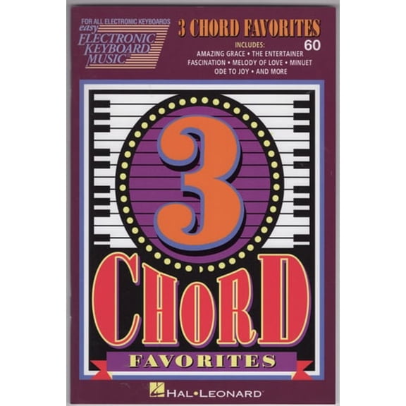 Pre-Owned 3 Chord Favorites (Easy Electronic Keyboard Music) (Paperback) 0793501733 9780793501731