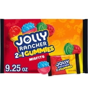 Jolly Rancher Gummies Misfits 2-in-1 Fruit Flavored Halloween Candy, Bag 9.25 oz