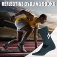 thumbnail image 4 of Calcetines De Equitación Reflectantes Bicicleta de calcetines reflectantes Humedad Wicking Sweat Absorción Noche Calcetines Lycra Sywqhk Accesorios para bicicletas, 4 of 9