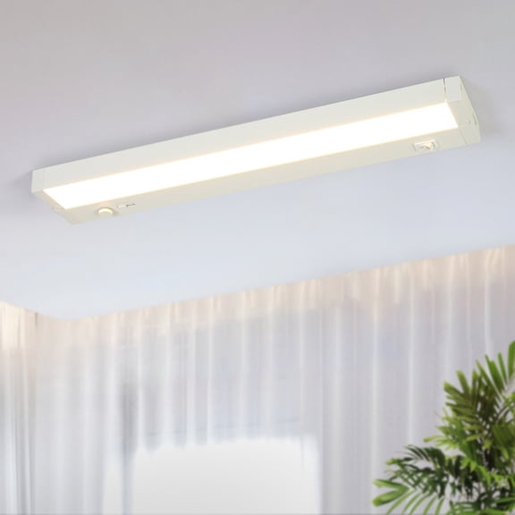 LNC 18 Inch LED Under Cabinet Light,9W,5CCT,900LM,PWM Dimmable,ETL Listed,for Kitchen,Pantry,Closet