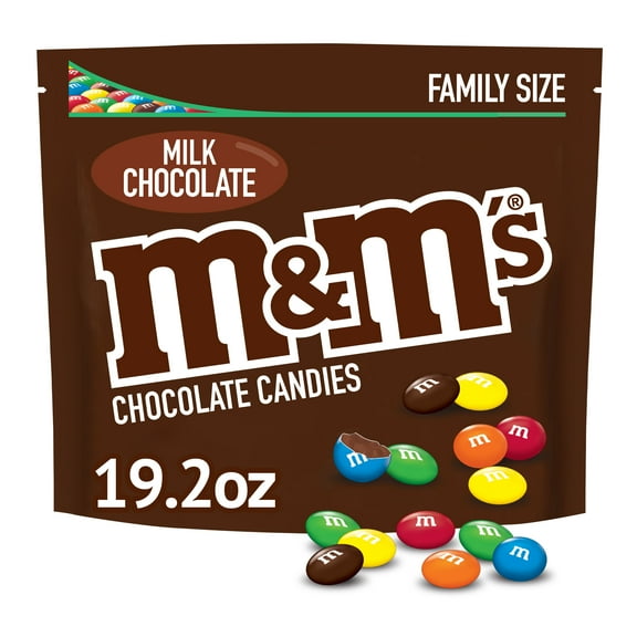 M&M's Milk Chocolate Candy Family Size - 19.2 oz Bag