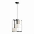 thumbnail image 2 of Livex Lighting  4 Light Black Pendant, 49622-04 - 10.5" Sq. x 25" - 73" Adj. H, 2 of 5