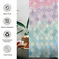 thumbnail image 4 of 72"x72" Mermaid Scales Shower Curtain for Bathroom Ocean Under The Sea Pink and Blue Girl Home Bath Decors Durable Waterproof Fabric (NO Glitter) Machine Washable, 4 of 6