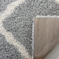 thumbnail image 6 of SAFAVIEH Fontana Venice Geometric Shag Runner Rug, Grey/Cream, 2'3" x 6', 6 of 7