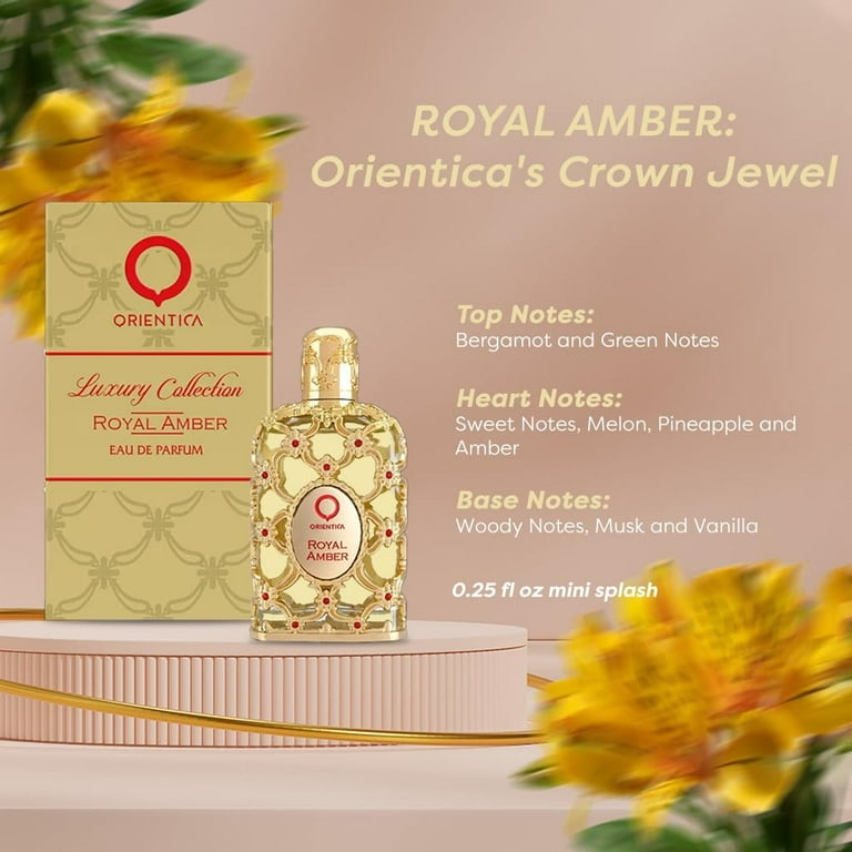 Orientica Collection Gift Set, 5 Pc Mini Fragrances, Royal Amber