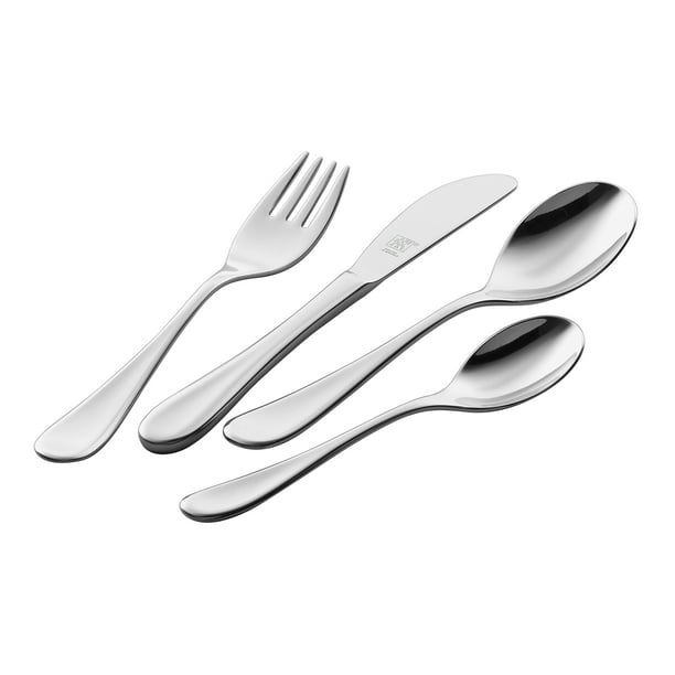 Zwilling J A Henckels Twin Kids Filou 4 Pc 18 10 Stainless Steel Flatware Set Walmart Com Walmart Com
