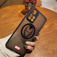 thumbnail image 4 of Matte Case for Redmi NOTE 12 11 10 11S 10S 9 9S 9T 8 7 6 5 4 3PRO PLUS 4G 5G Case Funda Coque Shell Marvel Logo Lron Spider-Aan, 4 of 5