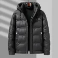 thumbnail image 4 of Chaqueta de plumón para hombre, corta, informal, gruesa, con capucha, ropa de diseñador, chaquetas acolchadas ligeras para hombre, abrigos acolchados para hombre, 4 of 4