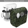 thumbnail image 2 of Winter Stand Mixer Cover, Vivid Fir Pine Branches Trees Coniferous Trees Evergreen Nature Forest, Kitchen Appliance Organizer Bag Cover with Pockets, 5 Quarts, Green Dark Green Caramel, by Ambesonne, 2 of 4