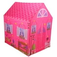 thumbnail image 2 of Children Play Tent, Kid Playhouse Portable Portable Exquisito Hermoso Firma de Tela Amigable Para La Piel Estable Para El Hogar Para El Patio de Recreo Para Actividades Al Aire, 2 of 7