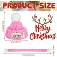 thumbnail image 2 of Dalrosia Mini Knit Hat Mini Christmas Scarf Set Mini Santa Hats for Crafts Mini Christmas Decorations for DIY Doll, 2 of 5