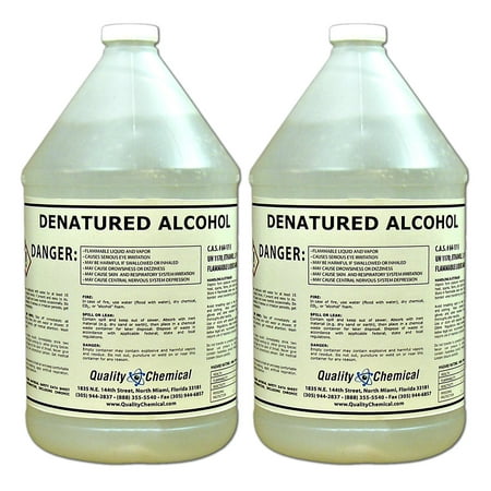 Denatured Alcohol (Ethanol) - 2 gallon case (Best Denatured Alcohol For Stove)