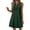Blackish Green, variant on Women's 2026 Summer Mini Dress Spring Casual V Neck Floral Embroidered Ruffle Sleeveless Shift Flowy Boho Dress Sundress Gold M