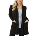 thumbnail image 1 of PENGXIANG Cardigan à Manches Longues pour Femmes et Vestes devant Ouvertes Uni, 1 of 3