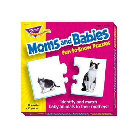 Trend Enterprises Puzzle Moms And Babies