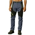 thumbnail image 3 of QATAINLAV Men's Hiking Cargo Work Pants Lightweight Waterproof Quick Dry Outdoor Camping Travel Pant with Pockets, Gray, L, 3 of 10