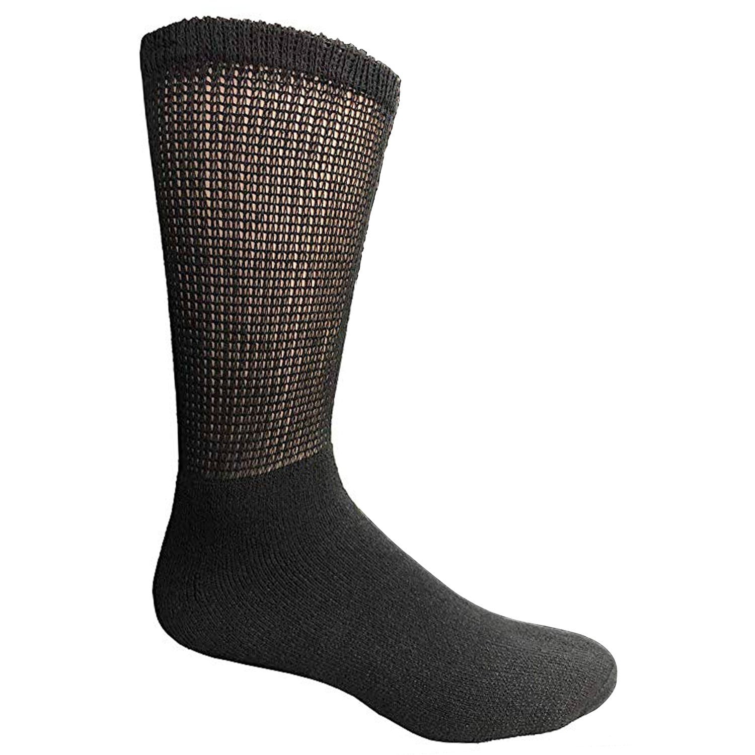 Physicians Approved Mens Diabetics Cotton Crew Socks Mens Wholesale