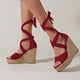 thumbnail image 5 of Zapatos de mujer Casual Peep Toe Cuñas Super High Heels Sandalias de moda con cordones Wmkox8yii sa4152, 5 of 9