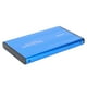 thumbnail image 5 of BOKYAN Gabinete para Disco Duro HDD/SSD de 2.5 Pulgadas USB 2.0 Portátil de Aluminio con Luz LED Azul 13 cm / 5.1 inches (Azul), 5 of 9