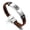 Brown, variant on Faithful Pentacle Leather Bracelet Women Men Religious Pentagram Witchcraft Talisman Bangle Christ Cross/Yin Yang/OM/Star of David/Triquetra Knot Symbol Jewelry, 8.26'', Brown