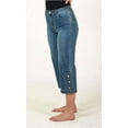 thumbnail image 2 of Grace in LA Jeans Women's High Waisted Cropped Flare Stretch Jeans (29), 2 of 4