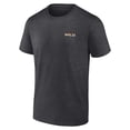 thumbnail image 2 of Men's Fanatics Heather Charcoal Minnesota Wild Backbone T-Shirt, 2 of 3