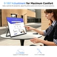 thumbnail image 4 of Portable Monitor Touchscreen 15.6" FHD 1080p, Travel Monitor with Built-in Battery & Kickstand & Speakers, HDMI USB C External Portable Monitor for Laptops, PC, Mac, Xbox, Switch, and PS5/4, 4 of 10