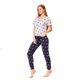 thumbnail image 2 of Pijama Pantalón Blusa Estampado Mujer Corazón Ligera Gris gris CH Incógnita 660033, 2 of 5