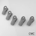 thumbnail image 3 of HAHDAXIA 5 Pc Chip Bag Clips- Kitchen Clips, Magnetic Chip Clips for Bags, Food Bag Clips with Airtight Seal (Grey), 3 of 7