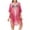 #505-Hot Pink, variant on Women's Summer Gradient Sheer Swimwear Cover Up Casual Lightweight Breathable Beach Vacation Outwear Top for Women Pack of 1 Gift