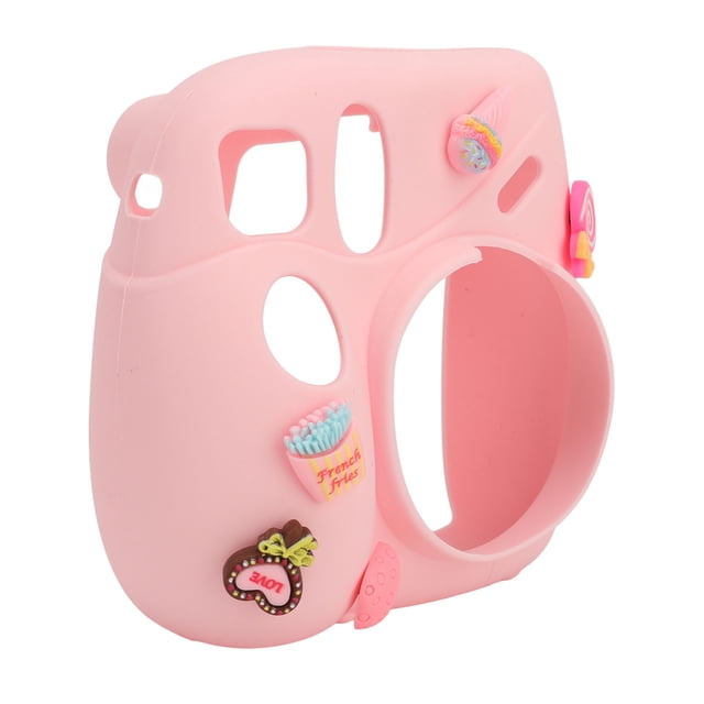 Fondo para cámara Instantánea, Fondos Protectora de Silicona Suave Con Correa para El Hombro, Fonda Ligera para Cámara Instantánea para Mini 7 Más