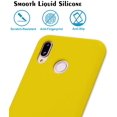 thumbnail image 2 of IBAOLE Huawei P20 Lite Case [with Free Tempered Screen Protector], Liquid Silicone Gel Rubber Soft Touch Cover Full Protective Case IBAOLE P20 Lite (Light Blue)Yellow, 2 of 5