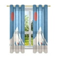 thumbnail image 7 of Yayeee Window Curtains Set of 2 for Living Room Light Filtering 63"x42", Snow Mountain, 7 of 7
