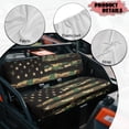 thumbnail image 6 of HUIACONG Flag Camo UTV Seat Covers Waterproof Easy Installation Universal UTV Seat Covers Non-Slip Soft Fit for Kawasaki Mule 3000 3010 3020, 6 of 7