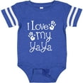 thumbnail image 3 of Inktastic I Love My Yaya Grandchild Boys or Girls Baby Bodysuit, 3 of 5