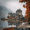 BuddhaFace, variant on Eilean Donan Castle Scotland Autumn Canvas Print, Wall Decor for Living Room Bedroom Kitchen Office Hotel Entryway