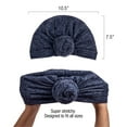 thumbnail image 5 of Red by Kiss Sweater Knit Turban – Quick & Easy Styling, Satin-Lined, Soft & Cozy, Prevents Hair Breakage, Retains Moisture, 5 of 11