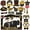 Black, variant on Class of 2025 Graduation Photo Booth Black and Gold Photo Booth Props Frame with Sticks Congratulations Frame and Props for Graduation Party Supplies Decor
