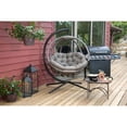 thumbnail image 2 of FlowerHouse FHOV100-SAND Hanging Ball Chair w/ Stand - Overland Sand, 2 of 5