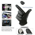 thumbnail image 2 of Winter Gloves for Women Warm Touchscreen Gloves Thickened Cold Weather Texting Gloves Casual Outdoor Sports Gloves for Women - Black & Gray, 2 of 10